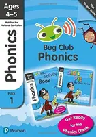 Phonics - Learn at Home Pack 1 (Bug Club), Phonics Sets 1-3 4-5 éveseknek (Hat történet + Szülői útmutató + Tevékenységgyűjtemény) - Phonics - Learn at Home Pack 1 (Bug Club), Phonics Sets 1-3 for ages 4-5 (Six stories + Parent Guide + Activity Book)