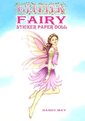 Glitter Fairy matrica papírbaba - Glitter Fairy Sticker Paper Doll