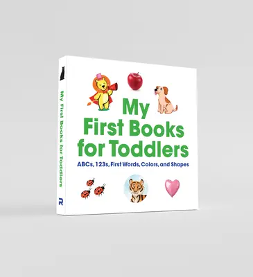 Első könyveim kisgyermekeknek dobozkészlet: Első szavak, színek és alakzatok - My First Books for Toddlers Box Set: Abcs, 123s, First Words, Colors and Shapes