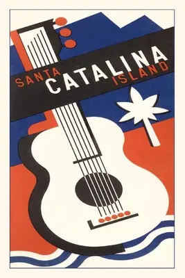 A Vintage Journal Santa Catalina sziget gitárral - The Vintage Journal Santa Catalina Island with Guitar