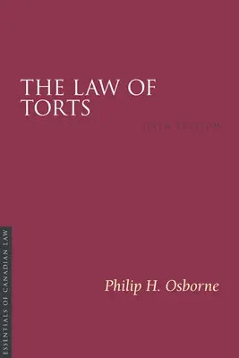 A kártérítési jog, 6/E - The Law of Torts, 6/E