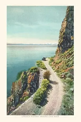 A Vintage Post Card Lincoln Highway, Lake Tahoe - The Vintage Post Card Lincoln Highway, Lake Tahoe