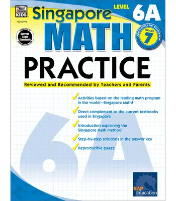 Math Practice, 7. osztály: Tanárok és szülők által áttekintett és ajánlott - Math Practice, Grade 7: Reviewed and Recommended by Teachers and Parents