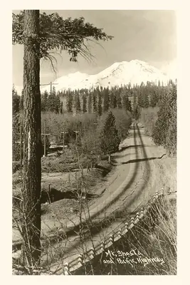 Vintage Journal Mt. Shasta és Pacific Highway - Vintage Journal Mt. Shasta and Pacific Highway