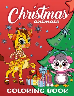 Karácsonyi állatok színező könyv gyerekeknek - Christmas Animals Coloring Book for Kids