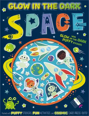 Világítós űrtevékenység-könyv - Glow in the Dark Space Activity Book