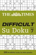 The Times Nehéz Su Doku könyv 7. - The Times Difficult Su Doku Book 7