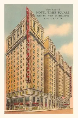 Vintage Journal Waldorf Hotel Times Square, New York, New York City - Vintage Journal Waldorf Hotel Times Square, New York City