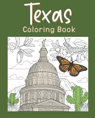 Texas színező könyv - Texas Coloring Book