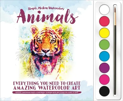 Állatok: Akvarell festékkészlet - Animals: Watercolor Paint Set