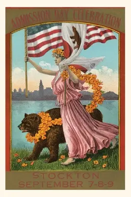 Vintage Journal Felvételi nap plakát, Stockton - Vintage Journal Admission Day Poster, Stockton