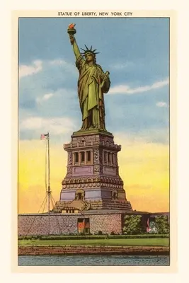 Vintage Journal Szabadság szobor, New York City - Vintage Journal Statue of Liberty, New York City