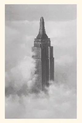 Vintage Journal Empire State Building a felhőkben - Vintage Journal Empire State Building in the Clouds
