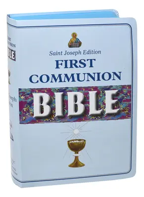 Új Katolikus Biblia -- Med. Nyomtatás Dura Lux (Fiúáldozat) - New Catholic Bible -- Med. Print Dura Lux (Boys Communion)