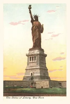 Vintage Journal Szabadság szobor, New York City - Vintage Journal Statue of Liberty, New York City