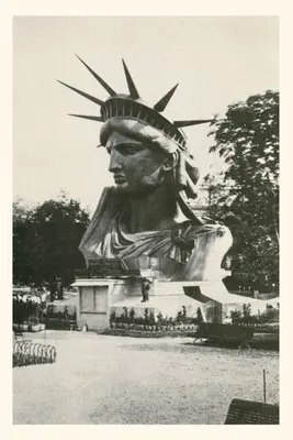 Vintage Journal Szabadságszobor feje, New York - Vintage Journal Statue of Liberty Head, New York