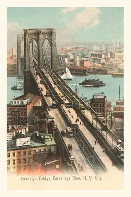 Vintage Journal Brooklyn híd, New York City - Vintage Journal Brooklyn Bridge, New York City