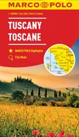 Toszkána Marco Polo térkép - Tuscany Marco Polo Map