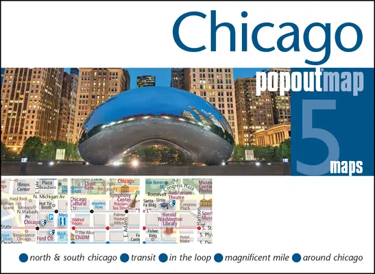 Chicago Popout térkép - Chicago Popout Map