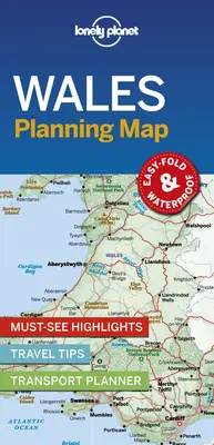 Lonely Planet Wales tervezési térkép 1 - Lonely Planet Wales Planning Map 1