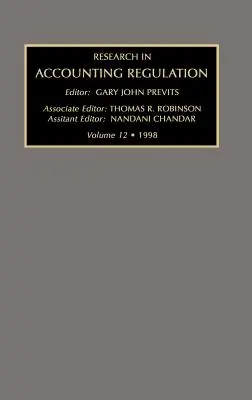 A számviteli szabályozás kutatása 1998 - Research in Accounting Regulation 1998