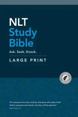 NLT Study Bible Large Print (Nagyméretű nyomtatott Biblia) (Piros betűs, keményfedeles, indexelt) - NLT Study Bible Large Print (Red Letter, Hardcover, Indexed)