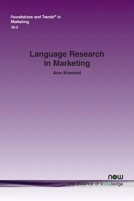 Nyelvi kutatás a marketingben - Language Research in Marketing