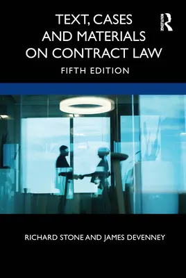 Szöveg, esetek és anyagok a szerződési jogról - Text, Cases and Materials on Contract Law