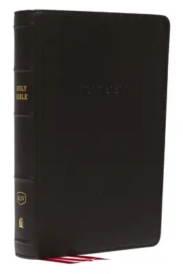 KJV, Referencia Biblia, Személyes méretű óriás nyomtatás, valódi bőr, fekete, piros betűs kiadás - KJV, Reference Bible, Personal Size Giant Print, Genuine Leather, Black, Red Letter Edition