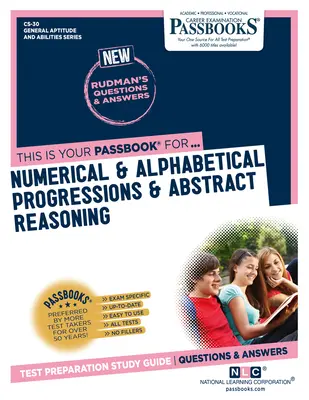 Numerikus és betűrendes haladás és absztrakt gondolkodás (CS-30): Passbooks Study Guide (Útikönyvek tanulmányi útmutatója) - Numerical & Alphabetical Progressions & Abstract Reasoning (CS-30): Passbooks Study Guide