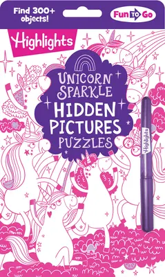 Egyszarvú szikrázó rejtett képek rejtvényei - Unicorn Sparkle Hidden Pictures Puzzles