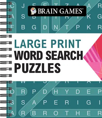 Agyjátékok - Nagy nyomtatott szókereső (Nyíl) - Brain Games - Large Print Word Search (Arrow)