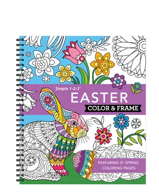 Color & Frame - Húsvét (Színezőkönyv) - Color & Frame - Easter (Coloring Book)