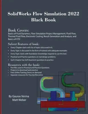 SolidWorks Flow Simulation 2022 Fekete könyv - SolidWorks Flow Simulation 2022 Black Book