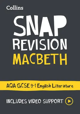 Macbeth: Aqa GCSE 9-1 English Literature Text Guide: Ideális otthoni tanuláshoz, 2022-es és 2023-as vizsgákhoz. - Macbeth: Aqa GCSE 9-1 English Literature Text Guide: Ideal for Home Learning, 2022 and 2023 Exams