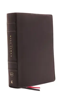 The King James Study Bible, Eredeti bőr, fekete, színes kiadás - The King James Study Bible, Genuine Leather, Black, Full-Color Edition