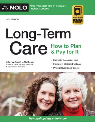 Hosszú távú gondozás: Hogyan tervezzünk és fizessünk érte? - Long-Term Care: How to Plan & Pay for It