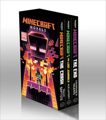 Minecraft-regények 3 kötetes dobozos kiadvány: Minecraft: Az összeomlás, az elveszett naplók, a vég - Minecraft Novels 3-Book Boxed: Minecraft: The Crash, the Lost Journals, the End