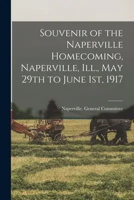 Emlékkönyv a Naperville-i Hazatérésről, Naperville, Ill., 1917. május 29. és június 1., Naperville, Ill. - Souvenir of the Naperville Homecoming, Naperville, Ill., May 29th to June 1st, 1917