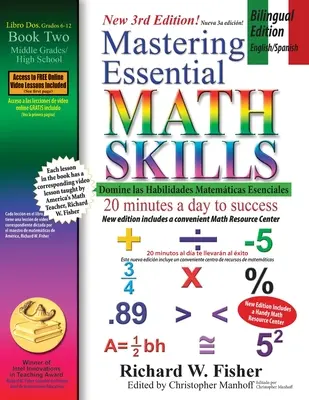 Mastering Essential Math Skills Book 2, kétnyelvű kiadás - angol/spanyol - Mastering Essential Math Skills Book 2, Bilingual Edition - English/Spanish