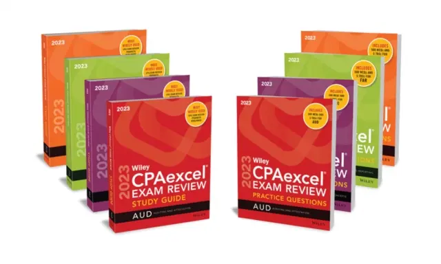 Wiley's CPA 2023 tanulmányi útmutató + kérdéscsomag: Complete Set - Wiley's CPA 2023 Study Guide + Question Pack: Complete Set