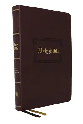 Kjv, Személyes méretű, nagy nyomtatott referencia Biblia, Vintage Series, bőrpuha, barna, vörös betűs, Comfort Print: Szent Biblia, King James Version - Kjv, Personal Size Large Print Reference Bible, Vintage Series, Leathersoft, Brown, Red Letter, Comfort Print: Holy Bible, King James Version