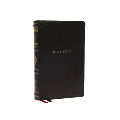 Kjv, Wide-Margin Reference Bible, Sovereign Collection, Genuine Leather, Black, Red Letter, Comfort Print: Szent Biblia, King James Version - Kjv, Wide-Margin Reference Bible, Sovereign Collection, Genuine Leather, Black, Red Letter, Comfort Print: Holy Bible, King James Version