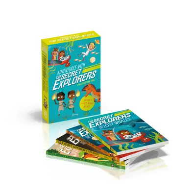 Kalandok a titkos felfedezőkkel: Első gyűjtemény: 4 tényekkel teli könyvet tartalmaz - Adventures with the Secret Explorers: Collection One: Includes 4 Fact-Packed Books