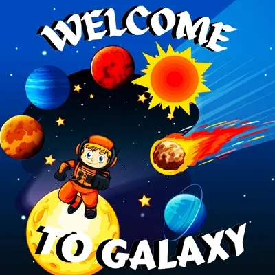 Üdvözöljük a galaxisban Könyv gyerekeknek: Színes oktató és szórakoztató könyv gyerekeknek/ A Bright and Colourful Children's Galaxy Book with a Clean, Mode - Welcome to Galaxy Book for Kids: Colorful Educational and Entertaining Book for Kids/ A Bright and Colourful Children's Galaxy Book with a Clean, Mode