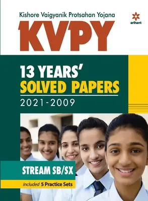 KVPY 13 év megoldott feladatai 2021-2009 Stream SB/SX - KVPY 13 Years Solved Papers 2021-2009 Stream SB/SX