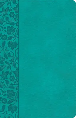 CSB Nagyméretű, személyi méretű referencia Biblia, Teal Leatherertouch - CSB Large Print Personal Size Reference Bible, Teal Leathertouch