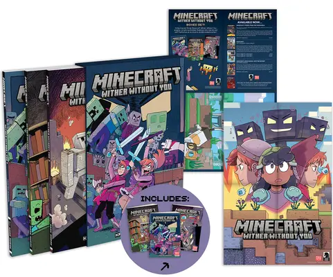 Minecraft: Wither Without You Boxed Set (Grafikai regények) - Minecraft: Wither Without You Boxed Set (Graphic Novels)