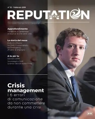 Reputation review n. 12 - Válságkezelés: Cosa fare e cosa non fare durante una crisi reputazionale - Reputation review n. 12 Crisis Management: Cosa fare e cosa non fare durante una crisi reputazionale