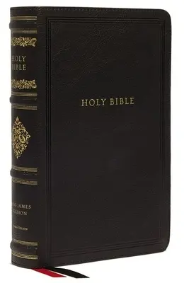 Kjv, Wide-Margin Reference Bible, Sovereign Collection, Leathersoft, Black, Red Letter, Comfort Print: Szent Biblia, King James Version - Kjv, Wide-Margin Reference Bible, Sovereign Collection, Leathersoft, Black, Red Letter, Comfort Print: Holy Bible, King James Version